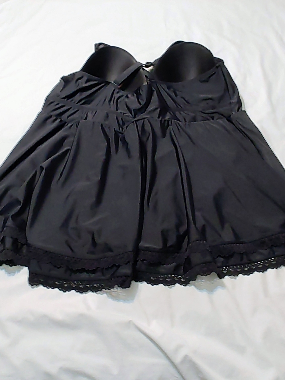 Torrid Wire Free Mid Lace Trimmed Swim Dress - Picture 3 of 7